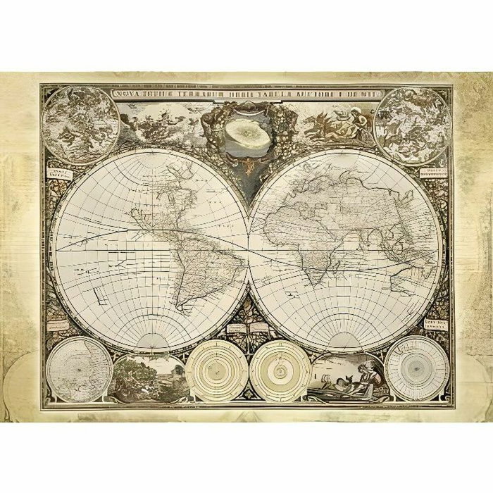 Schmidt Schmidt Spiele Mapa del Mundo Histórico Adulto Puzzle - 2000 Piezas