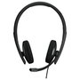 EPOS Adapt 160 USB - Auriculares diadema alámbricos para oficina, supraaural, negro, con micrófono boom y cancelación de ruido, compatibilidad Cisco, Zoom, Google Meet
