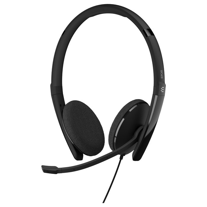 EPOS Adapt 160 USB - Auriculares diadema alámbricos para oficina, supraaural, negro, con micrófono boom y cancelación de ruido, compatibilidad Cisco, Zoom, Google Meet EPOS Adapt 160 USB - Auriculares diadema alámbricos para oficina, supraaural, negro, con micrófono boom y cancelación de ruido, compatibilidad Cisco, Zoom, Google Meet