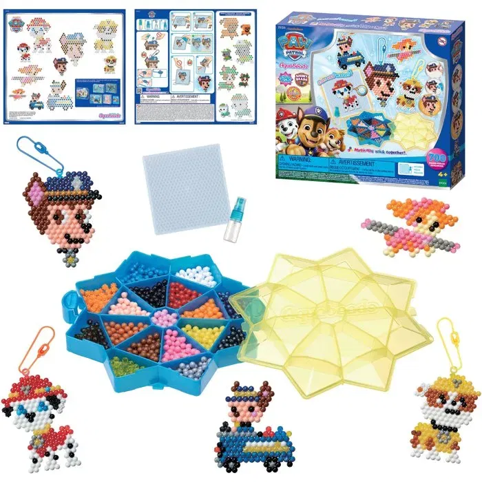 Aquabeads AQU5054131351260 Patrulla Canina 800 Cuentas Kit de Manualidades para Niños a Partir de 4 Años