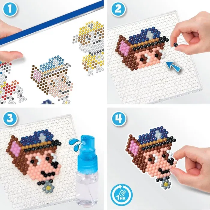 Aquabeads AQU5054131351260 Patrulla Canina 800 Cuentas Kit de Manualidades para Niños a Partir de 4 Años