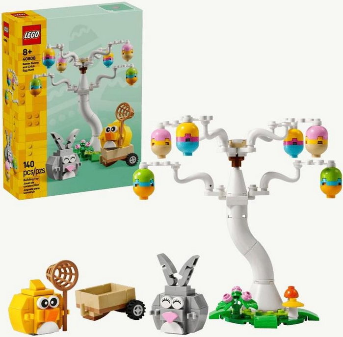 LEGO 40808 Búsqueda de Huevos de Pascua del Conejo y el Pollito, Multicolor LEGO 40808 Búsqueda de Huevos de Pascua del Conejo y el Pollito, Multicolor
