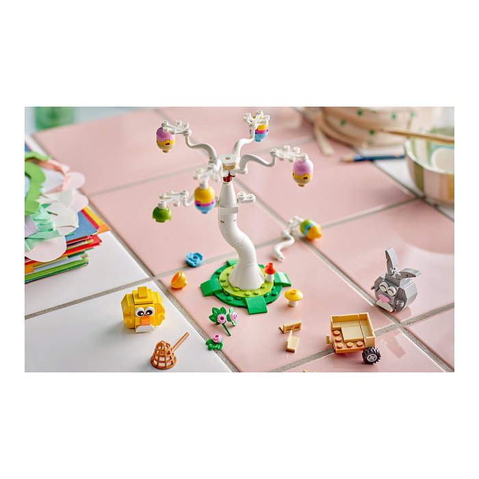 LEGO 40808 Búsqueda de Huevos de Pascua del Conejo y el Pollito, Multicolor LEGO 40808 Búsqueda de Huevos de Pascua del Conejo y el Pollito, Multicolor