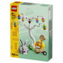 LEGO 40808 Búsqueda de Huevos de Pascua del Conejo y el Pollito, Multicolor