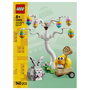 LEGO 40808 Búsqueda de Huevos de Pascua del Conejo y el Pollito, Multicolor