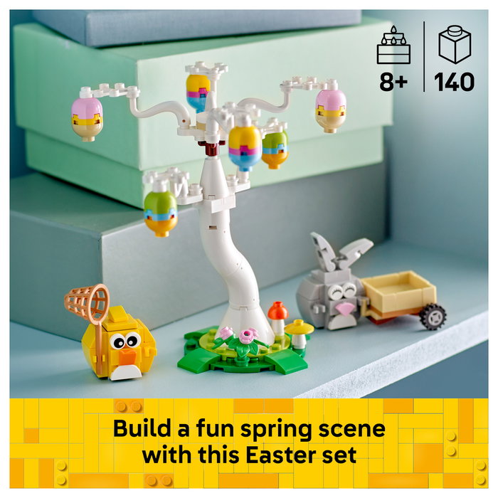 LEGO 40808 Búsqueda de Huevos de Pascua del Conejo y el Pollito, Multicolor LEGO 40808 Búsqueda de Huevos de Pascua del Conejo y el Pollito, Multicolor