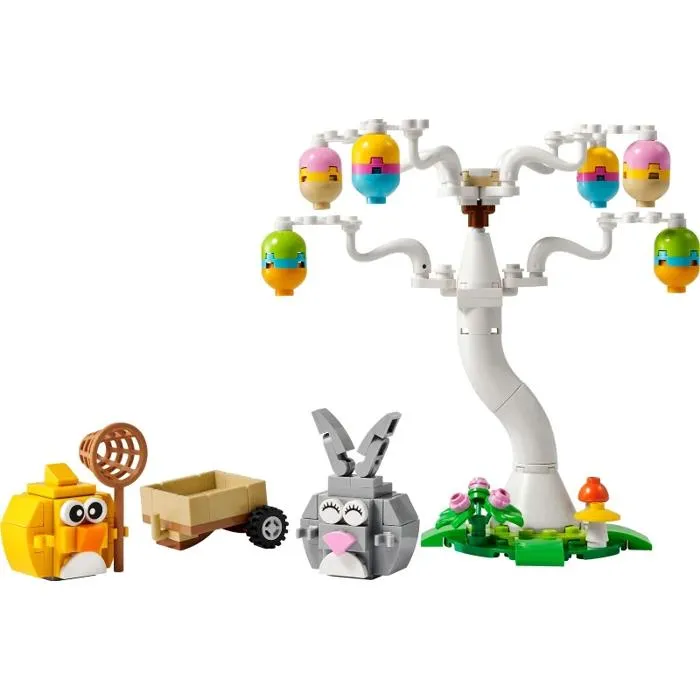 LEGO 40808 Conejo de Pascua Juguete de Construcción con 2 Animales Multicolor - Juego
