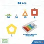 Geomag EcoFriendly 52 uds Juego Construcción Magnética 16 Barras 16 Esferas 20 Paneles a partir de 5 años