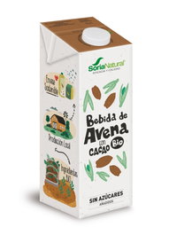 Soria Natural Bebida Avena Cacao Bio 1L