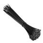 Ewent Bridas de Nylon EW1564 Negro 200 mm x 2,5 mm (100 unidades)