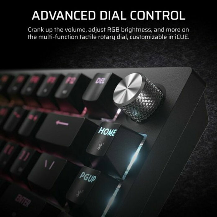 Corsair K65 Plus Wireless Teclado Mecánico Gaming 75% MLX Fusion Táctiles Negro