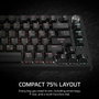 Corsair K65 Plus Wireless Teclado Mecánico Gaming 75% MLX Fusion Táctiles Negro