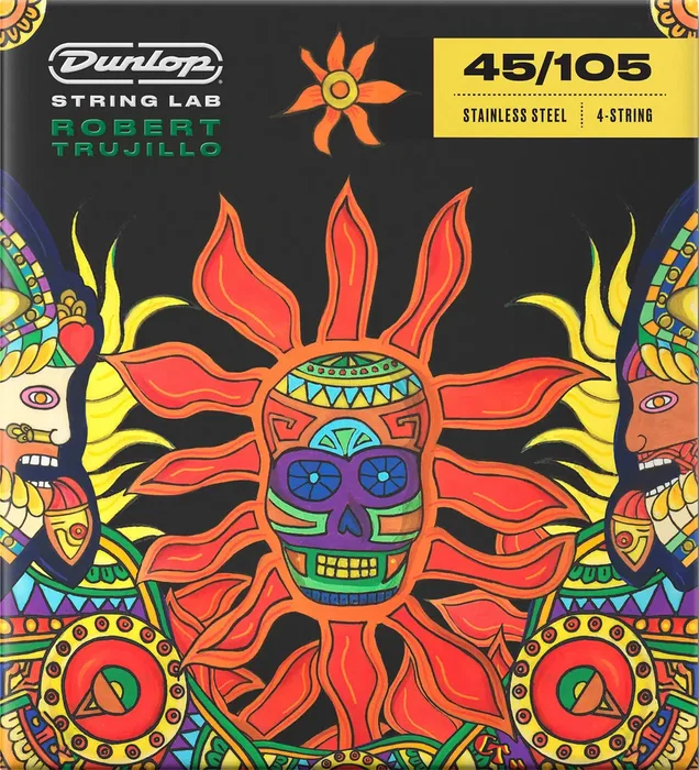 Dunlop Juego Bajo Eléctrico Robert Trujillo S.Steel 45-105
