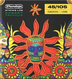 Dunlop Juego Bajo Eléctrico Robert Trujillo S.Steel 45-105