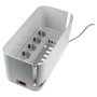 Realpower PowerBox 522 Regleta Blanca con 5 salidas AC y 4 puertos USB