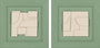 DKD Home Decor Cuadro Lienzo PS Abstracto 3D Surtido de 2 Colores (4 Piezas)