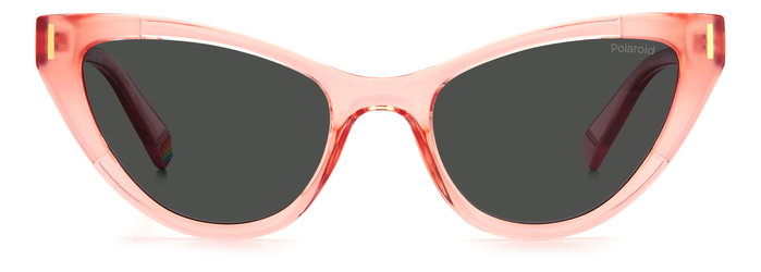Polaroid PLD-6174-S-9R6-M9 Gafas de sol rosa con cristales grises polarizados