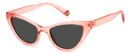 Polaroid PLD-6174-S-9R6-M9 Gafas de sol rosa con cristales grises polarizados