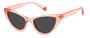 Polaroid PLD-6174-S-9R6-M9 Gafas de sol rosa con cristales grises polarizados