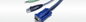 ATEN CS64US KVM Switch de 4 puertos USB y VGA con Audio, Azul