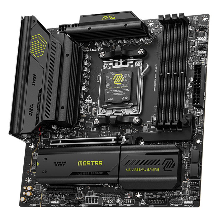 MSI MAG B850M Mortar Wifi Placa Base, AMD B850, Socket AM5, micro ATX, DDR5