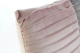 DKD Home Decor Cojin Scandi Gris Amarillo 45 x 45 x 10 cm (6 Unidades)