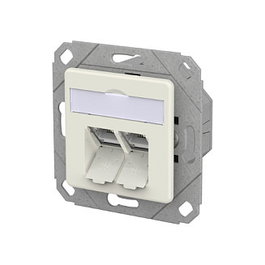 METZ CONNECT 130D381102-I E-DAT C6A IDC 2 Port UPk Blanco