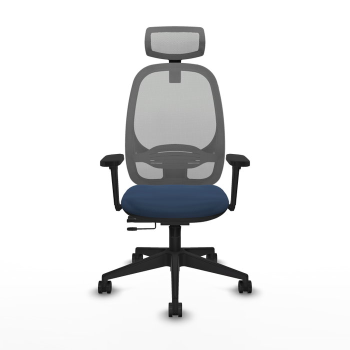 PIQUERAS Y CRESPO Silla de oficina Cilanco Azul marino y Gris PIQUERAS Y CRESPO Silla de oficina Cilanco Azul marino y Gris
