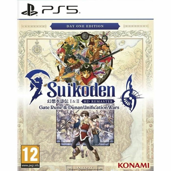 Just For Games Suikoden 1 y 2 HD Remaster Edición Día Uno para PS5 Just For Games Suikoden 1 y 2 HD Remaster Edición Día Uno para PS5