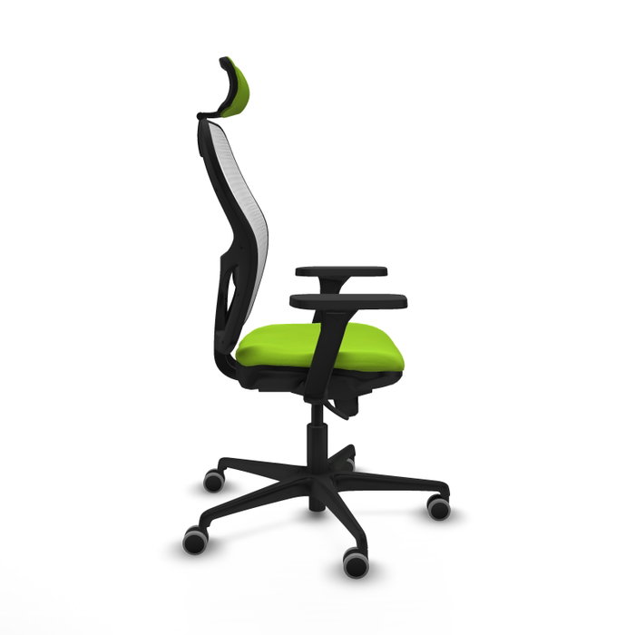 PIQUERAS Y CRESPO Silla de oficina Jorquera con mecanismo Sincro, Pistacho y Blanco PIQUERAS Y CRESPO Silla de oficina Jorquera con mecanismo Sincro, Pistacho y Blanco