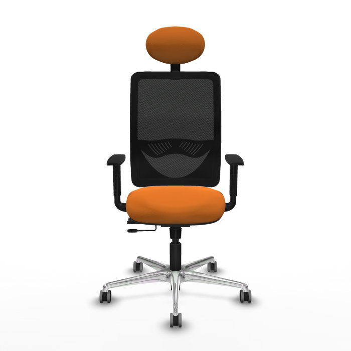 PIQUERAS Y CRESPO Silla de oficina Zulema Naranja y Negro PIQUERAS Y CRESPO Silla de oficina Zulema Naranja y Negro