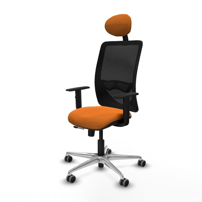 PIQUERAS Y CRESPO Silla de oficina Zulema Naranja y Negro PIQUERAS Y CRESPO Silla de oficina Zulema Naranja y Negro