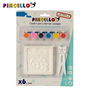 Pincello Cuadro Escayola Para Colorear Surtido 6 Unidades 22 x 29 x 2 cm (Set de 24)