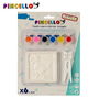 Pincello Cuadro Escayola Para Colorear Surtido 6 Unidades 22 x 29 x 2 cm (Set de 24)