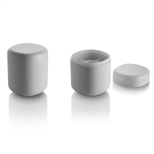Alessi Birillo Recipiente para Bastoncillos PMMA Blanco PL09 W
