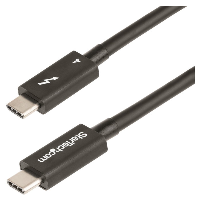StarTech.com Cable Thunderbolt 4 0,5 m 40 Gbps 100W Negro