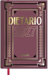 DOHE AGENDAS Dietario Cuarto 2027 15x21cm color burdeos