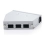 Digitus Distribuidor de fibra óptica 6 SC DX/LC Quad acodado gris