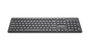 eSTUFF Teclado con cable USB G220, distribución Reino Unido (UK/Inglés), tamaño completo, perfil bajo, teclas silenciosas