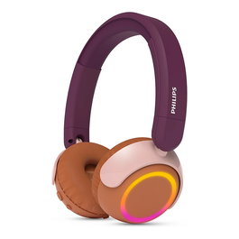 Philips TAK4200MP/00 Auriculares Inalámbricos para Llamadas/Música, Diadema, Bluetooth 5.4, Color Naranja/Púrpura/Rosa