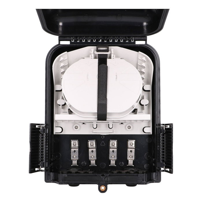 Extralink Selene Caja de fibra óptica 16 núcleos Negro