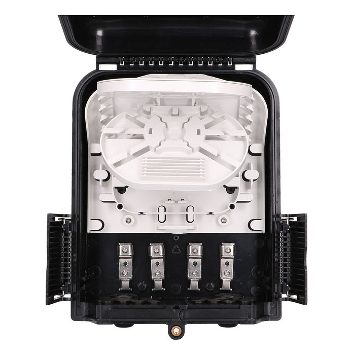 Extralink Selene Caja de fibra óptica 16 núcleos Negro