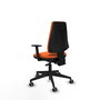 PIQUERAS Y CRESPO Silla de oficina Elche Naranja