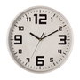 Atmosphera Reloj de Cocina Ø30 cm, Color Plateado, Funciona con 1 Pila AA, Material Polipropileno