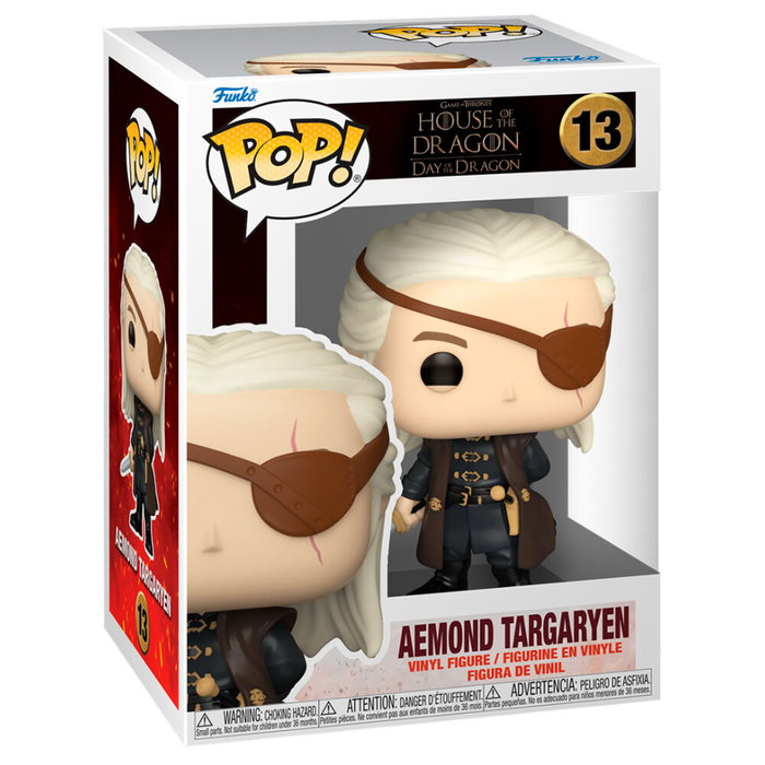 FUNKO Figura POP House of the Dragon Aemond Targaryen FUNKO Figura POP House of the Dragon Aemond Targaryen