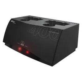 AKG Base de Carga para Transmisores WMS 420/450/470, Compatible con Emisor Manual o Bodypack, Incluye Baterías y Fuente