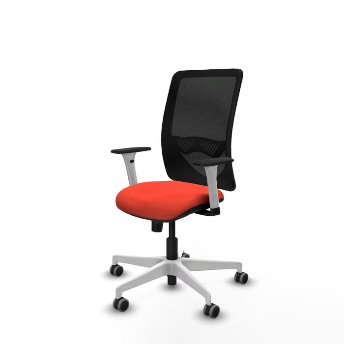 PIQUERAS Y CRESPO Silla de oficina Zulema Naranja oscuro y Negro con mecanismo Sincro PIQUERAS Y CRESPO Silla de oficina Zulema Naranja oscuro y Negro con mecanismo Sincro