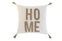 DKD Home Decor Cojín de Algodón 45x5x45 cm Crudo