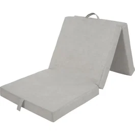 Samba Chaise Longue Plegable Multiposición, Espuma y Tela Beige, 190 x 70 x 9 cm, Referencia: SAMBACHAUFBG