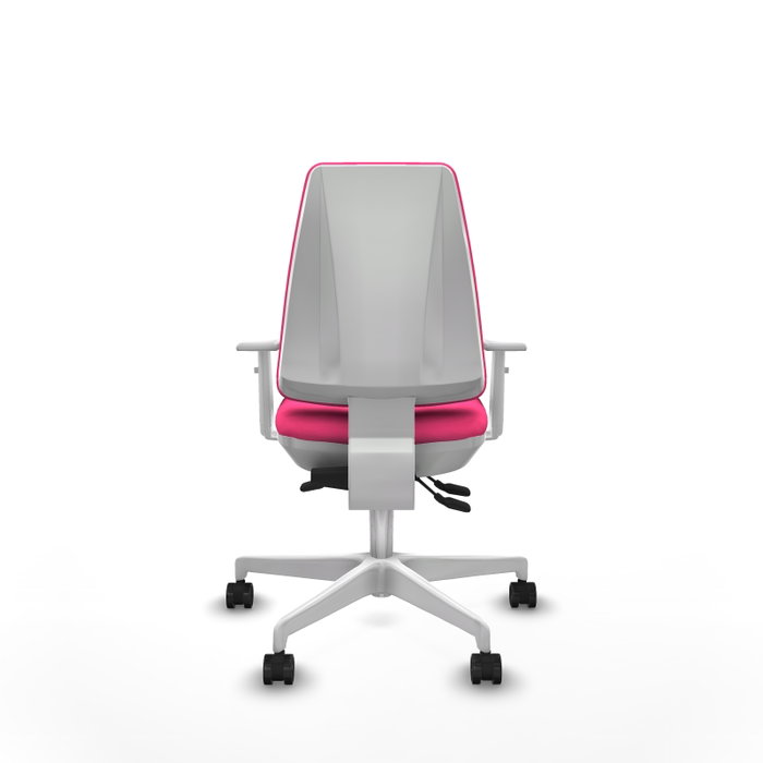 PIQUERAS Y CRESPO Silla de oficina Elche Rosa con mecanismo Asincro